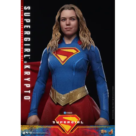 DC Supergirl & Krypto Hot Toys