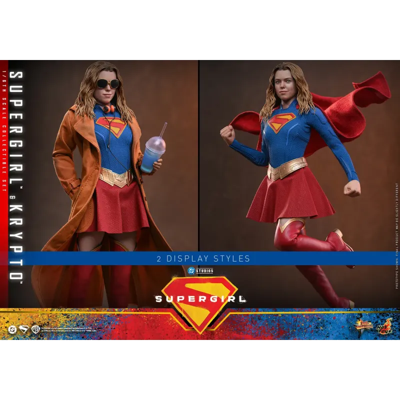 DC Supergirl & Krypto Hot Toys