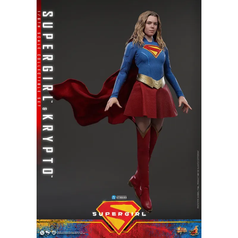 DC Supergirl & Krypto Hot Toys