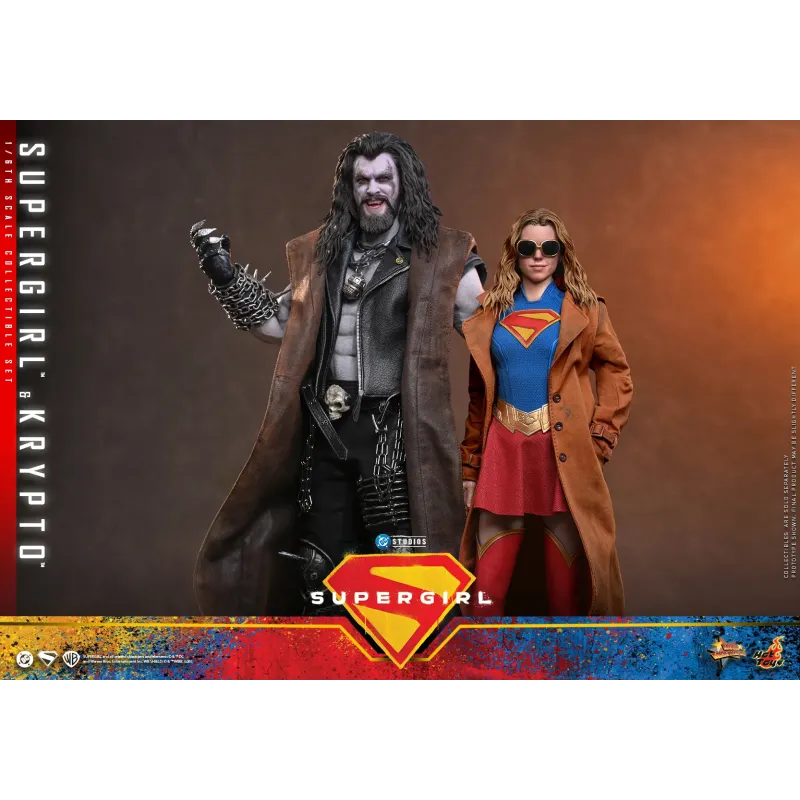 DC Supergirl & Krypto Hot Toys