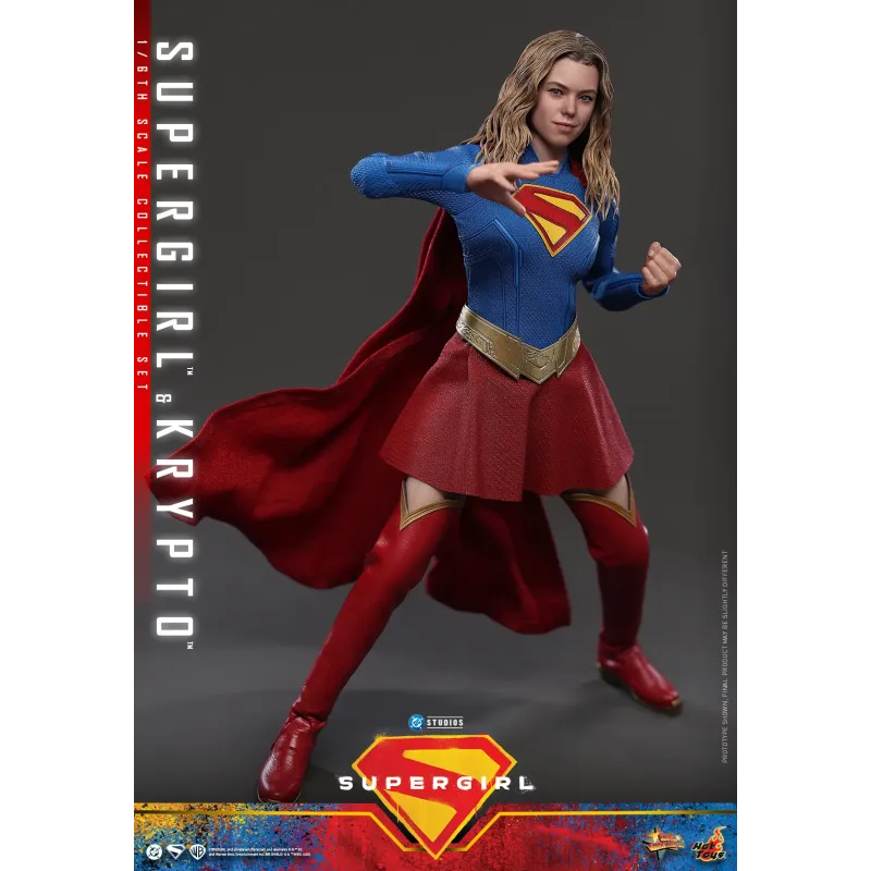 DC Supergirl & Krypto Hot Toys