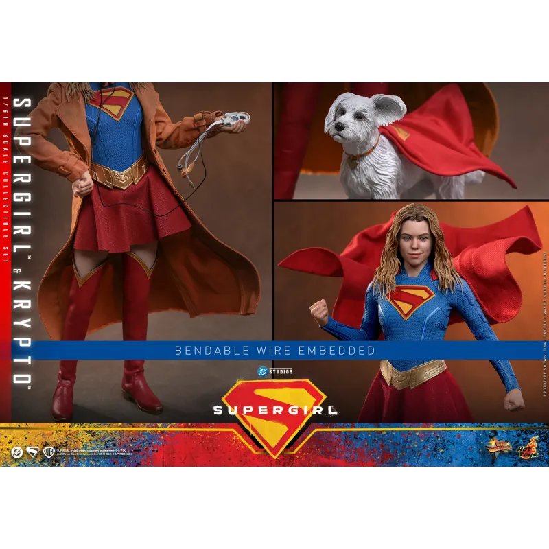 DC Supergirl & Krypto Hot Toys