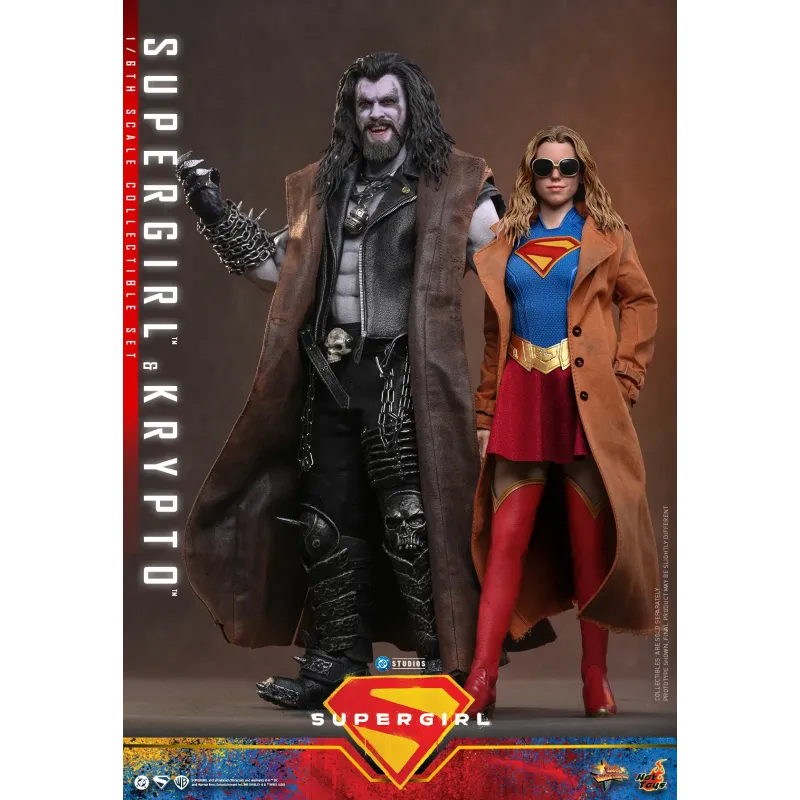 DC Supergirl & Krypto Hot Toys