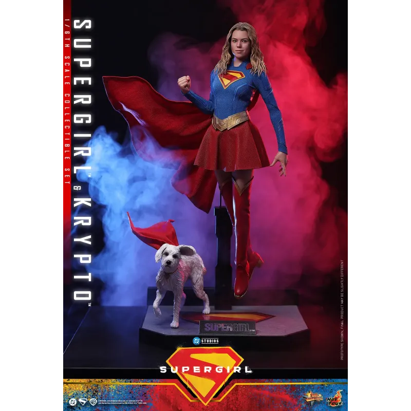 DC Supergirl & Krypto Hot Toys