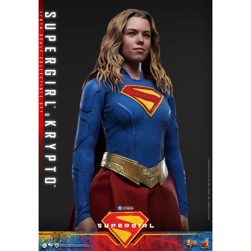 DC Supergirl & Krypto Hot Toys