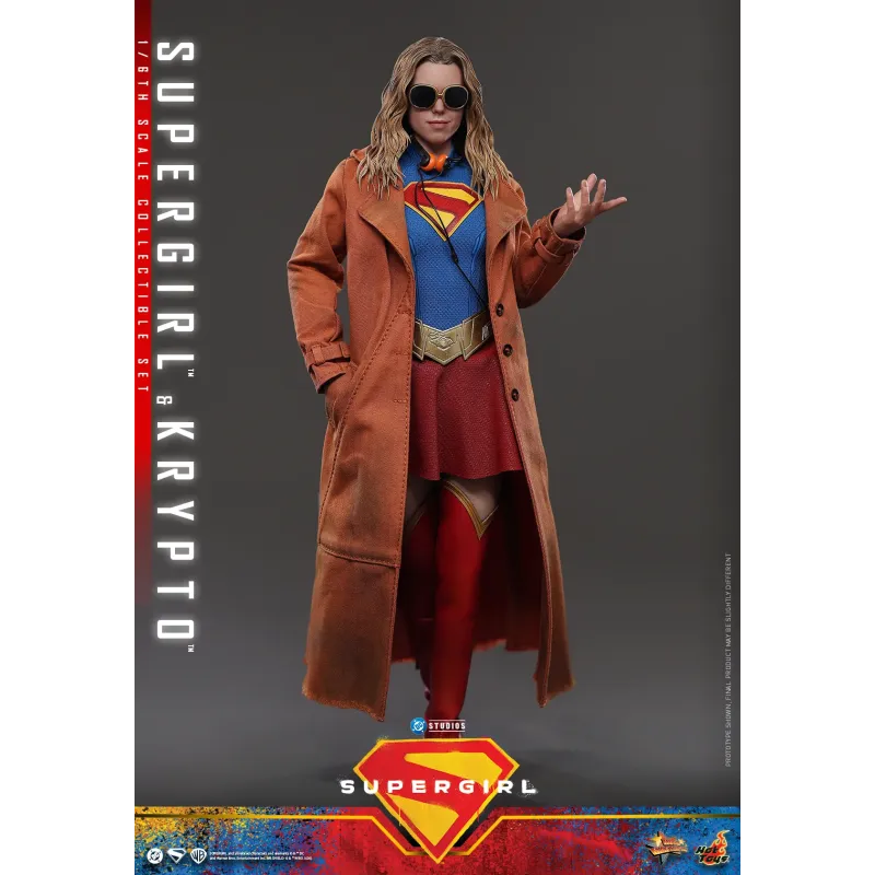 DC Supergirl & Krypto Hot Toys