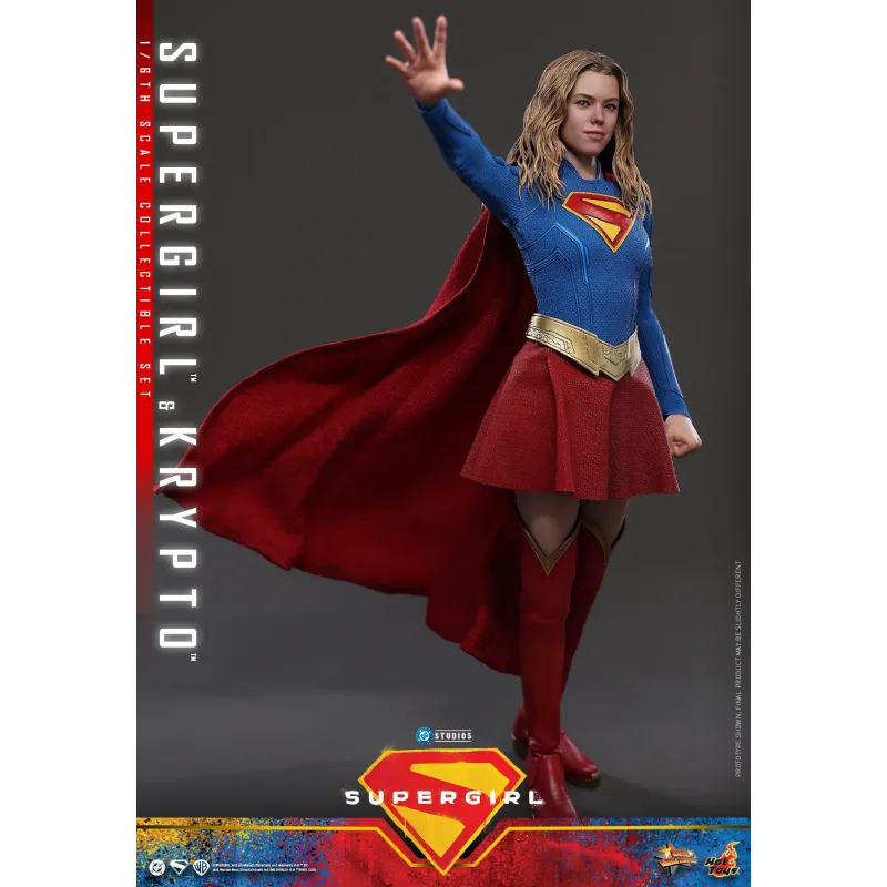 DC Supergirl & Krypto Hot Toys