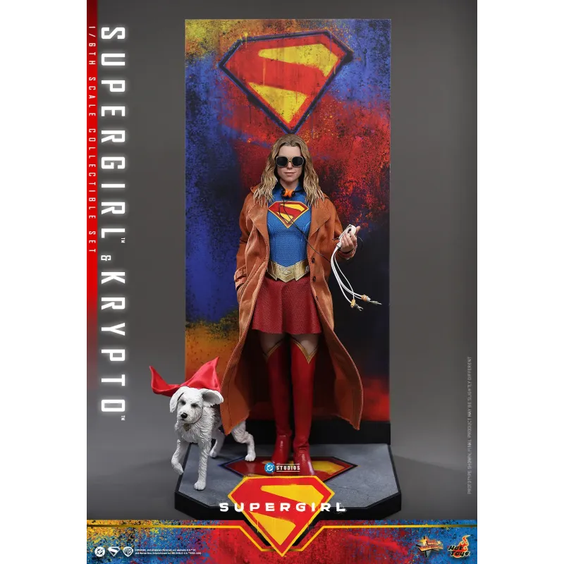 DC Supergirl & Krypto Hot Toys