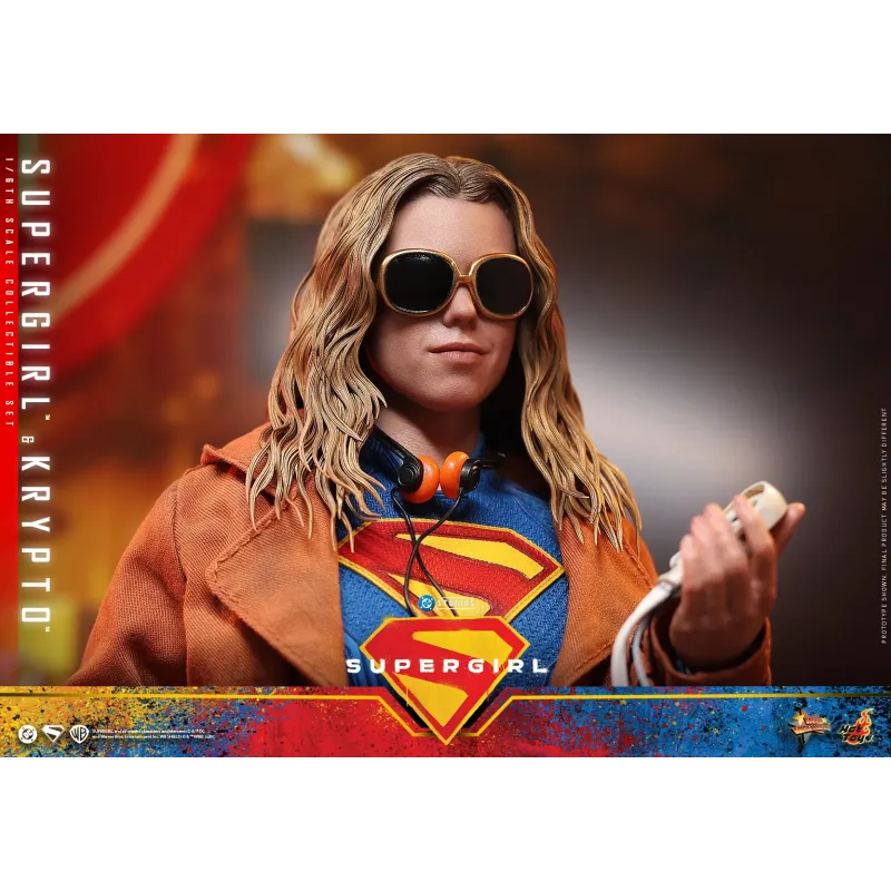 DC Supergirl & Krypto Hot Toys