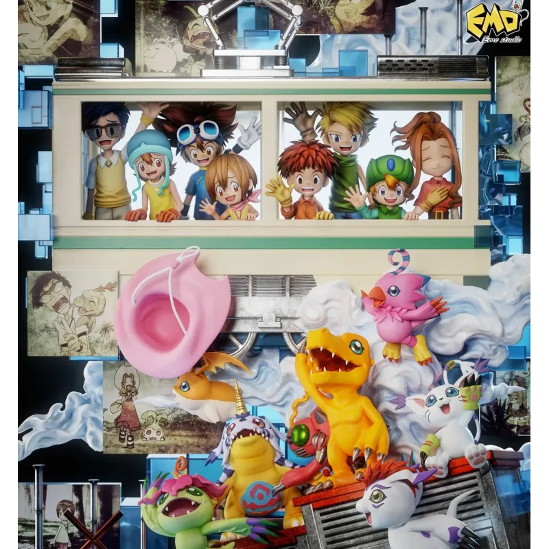 Digimon The first generation of Digimon EMO Studio