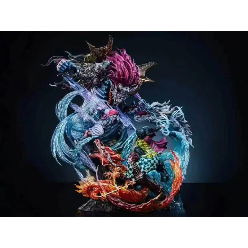 Kimetsu no Yaiba Tanjiro & Tomioka vs Akaza Hertz Studio