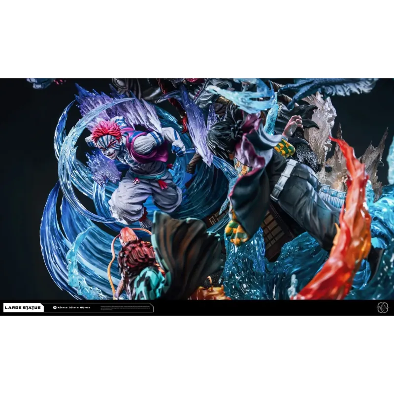 Kimetsu no Yaiba Tanjiro & Tomioka vs Akaza Hertz Studio