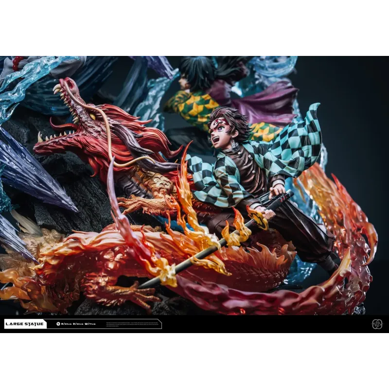 Kimetsu no Yaiba Tanjiro & Tomioka vs Akaza Hertz Studio