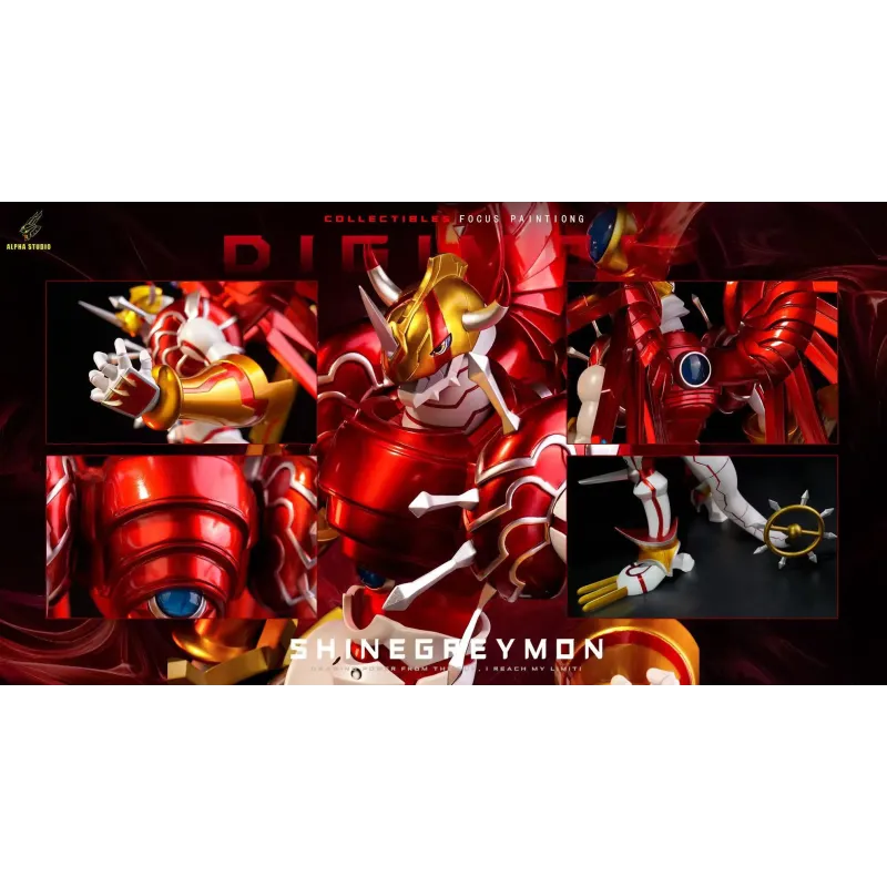 Digimon Shinegreymon Alpha Studio