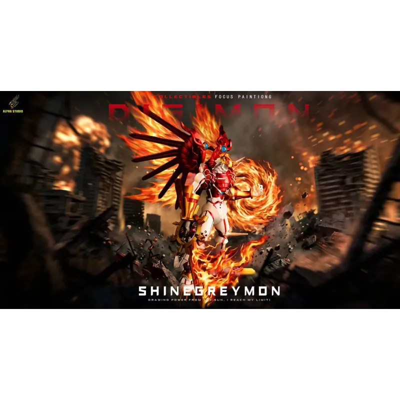 Digimon Shinegreymon Alpha Studio
