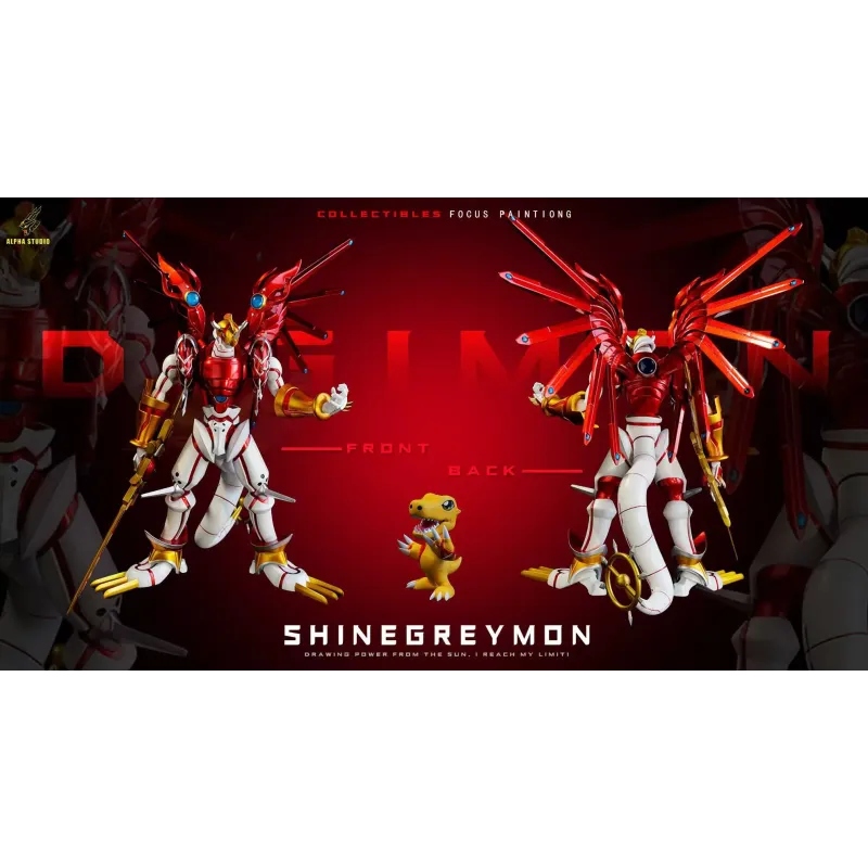 Digimon Shinegreymon Alpha Studio