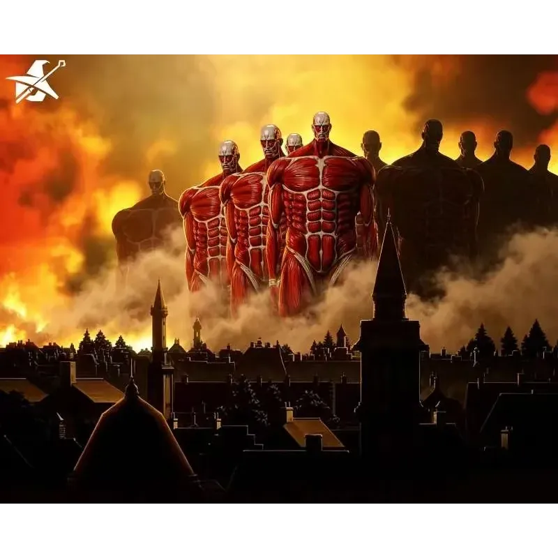 Attack on Titan Colossal Titan (Rumbling) Wizard Model Toys