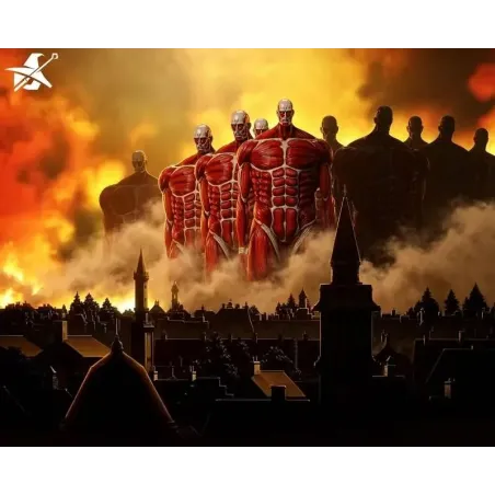 Attack on Titan Colossal Titan (Rumbling) Wizard Model Toys