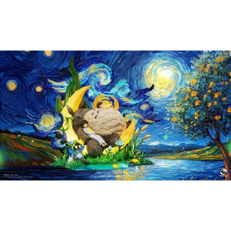 My Neighbour Totoro Totoro Under the Starry Sky Raven Studio