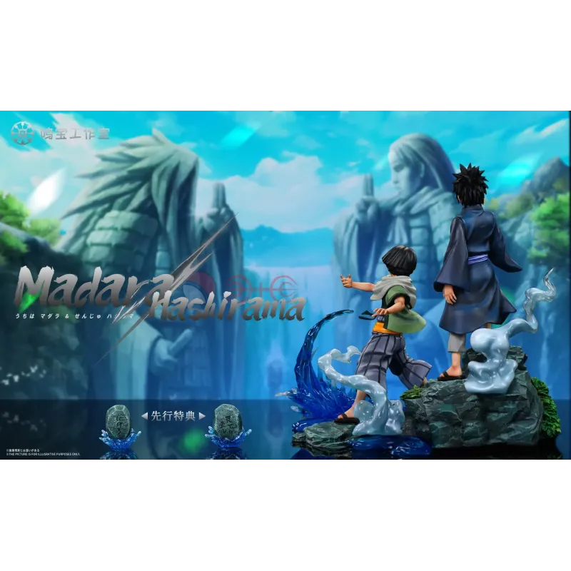 Naruto Shippuden Childhood Senju Hashirama and Uchiha Madara Ming Bao Studio