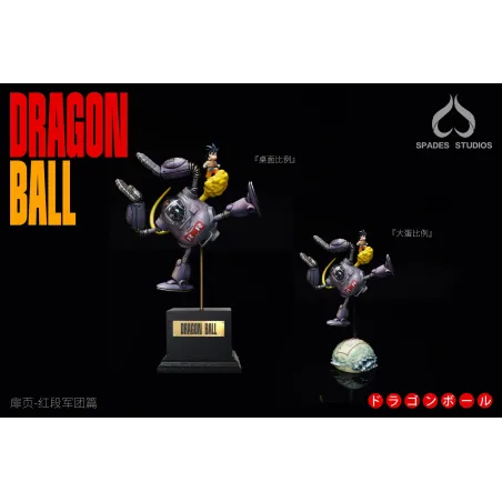 Dragon Ball Red Ribbon and Son Goku Spades Studio