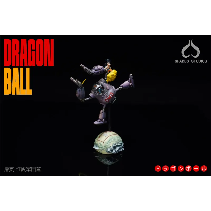 Dragon Ball Red Ribbon and Son Goku Spades Studio