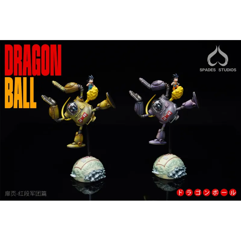 Dragon Ball Red Ribbon and Son Goku Spades Studio