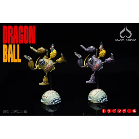 Dragon Ball Red Ribbon and Son Goku Spades Studio