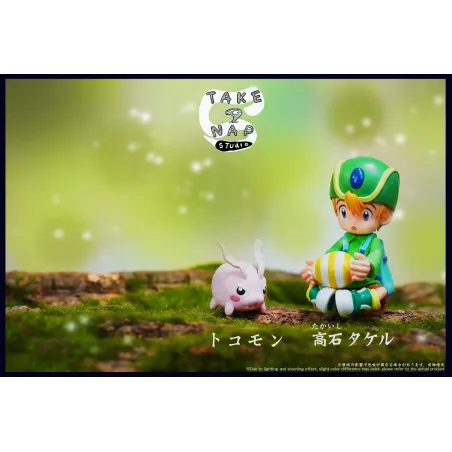Digimon Takeru x Tokomon & Hikari x Nyaromon Take a Nap Studio