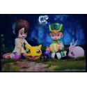 Digimon Takeru x Tokomon & Hikari x Nyaromon Take a Nap Studio