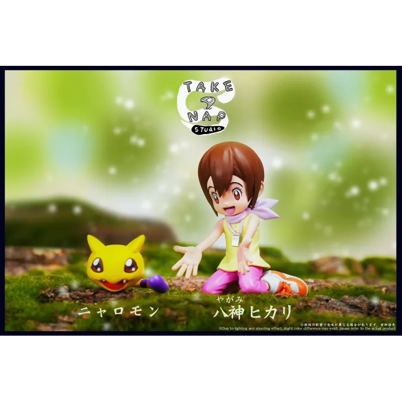 Digimon Takeru x Tokomon & Hikari x Nyaromon Take a Nap Studio