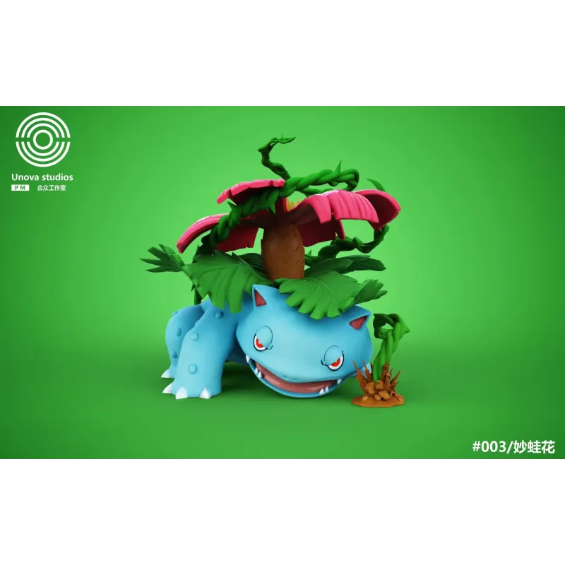 Pokemon Charizard x Venusaur x Blastoise Unova Studio