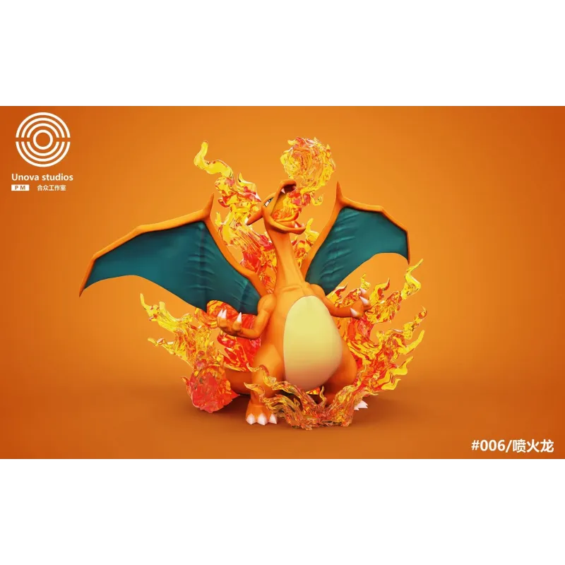 Pokemon Charizard x Venusaur x Blastoise Unova Studio