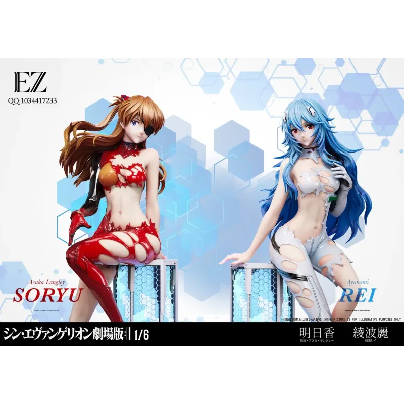 Neon Genesis Evangelion Rei Ayanami & Asuka Langley EZ Studio