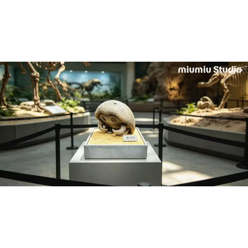 Pokémon Fossil Museum Series Kabutops X Kabuto Miumiu Studio