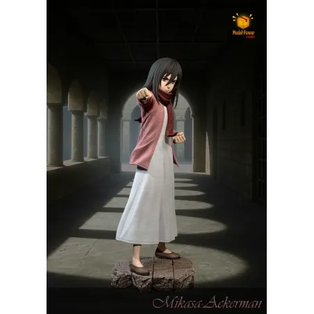 Attack on Titan Kid Mikasa Ackerman Model Power Studio