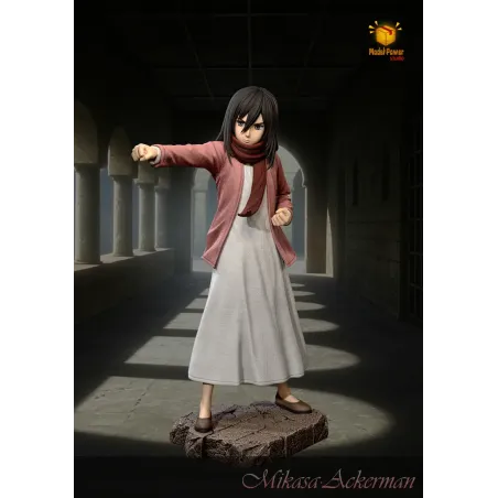 Attack on Titan Kid Mikasa Ackerman Model Power Studio