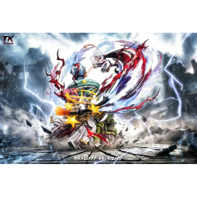 One Piece Nika Luffy vs Kizaru Borsalino TK Studio
