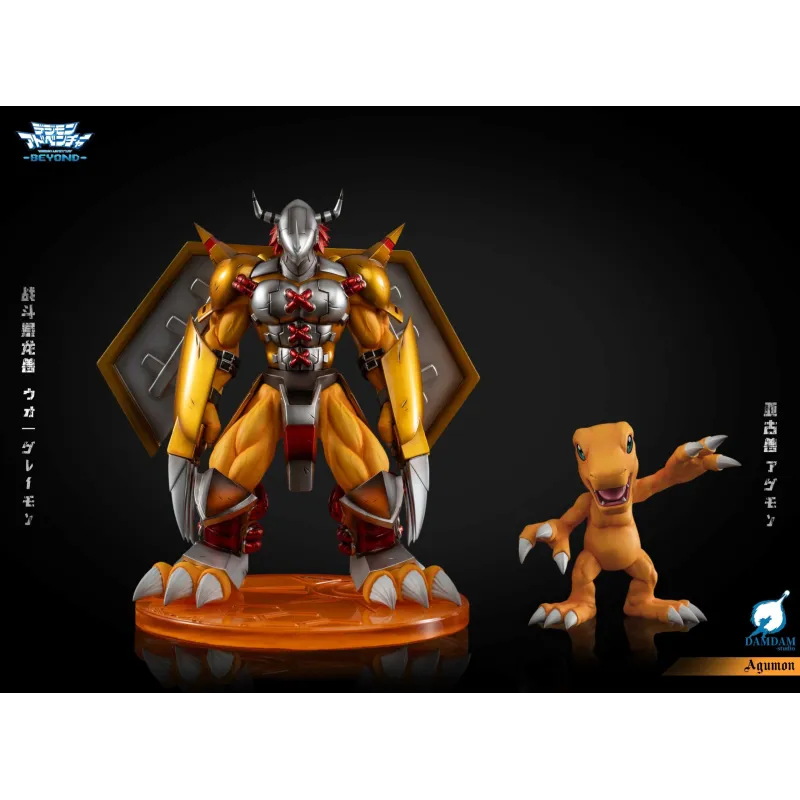 WarGreymon & Agumon DAMDAM Studio - Digimon Adventure Figures