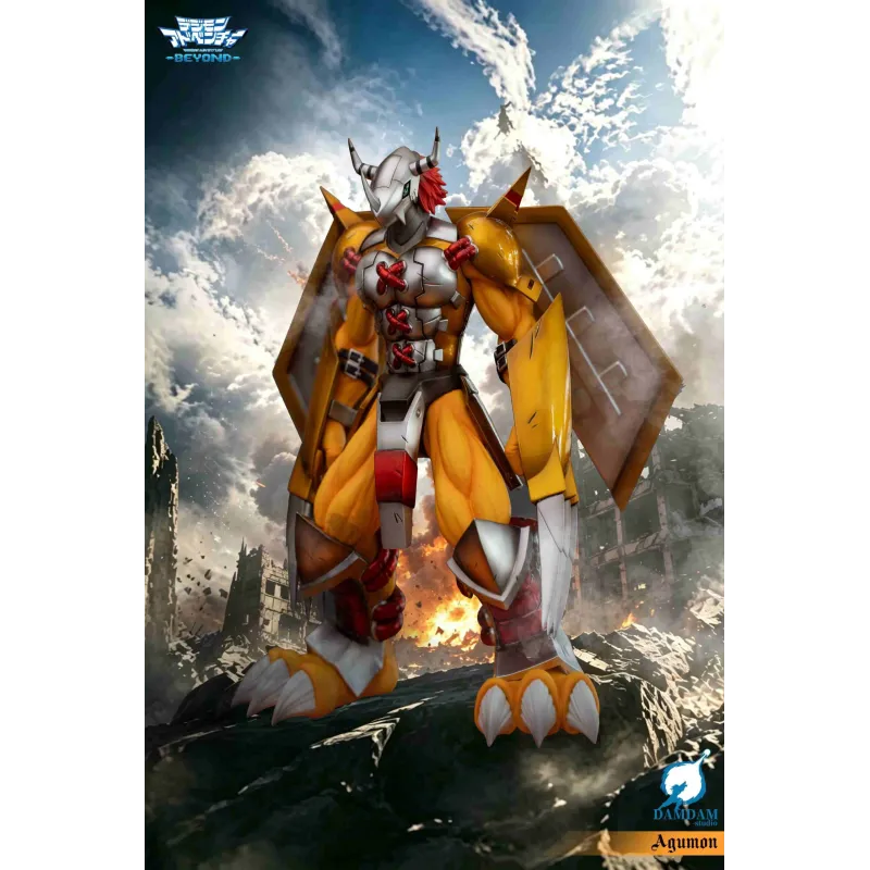 WarGreymon & Agumon DAMDAM Studio - Digimon Adventure Figures