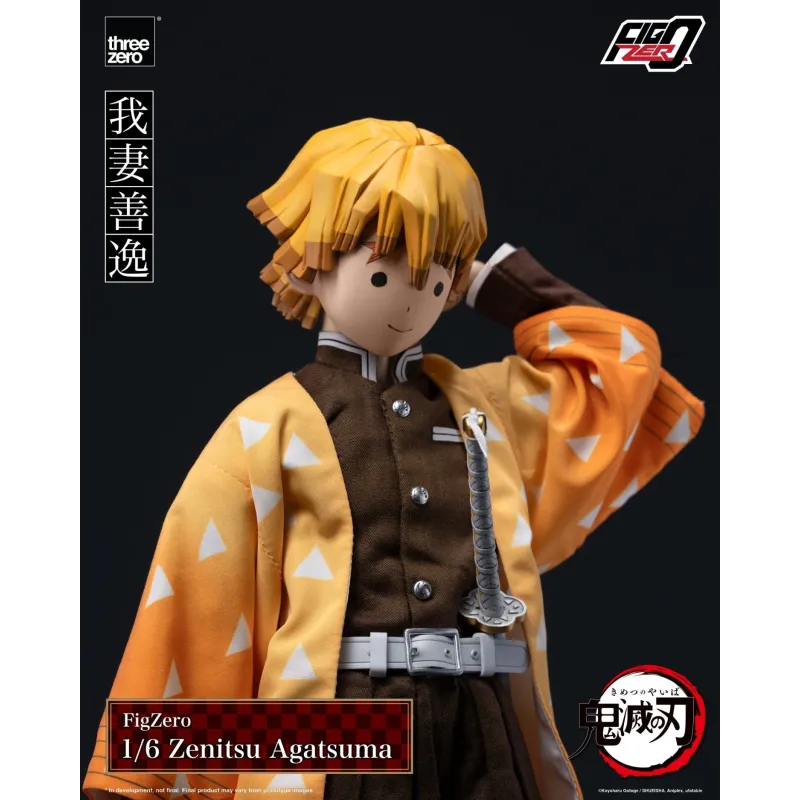 Demon Slayer Zenitsu 1/6 TOPG Figure - Threezero ¡Compra Ahora!
