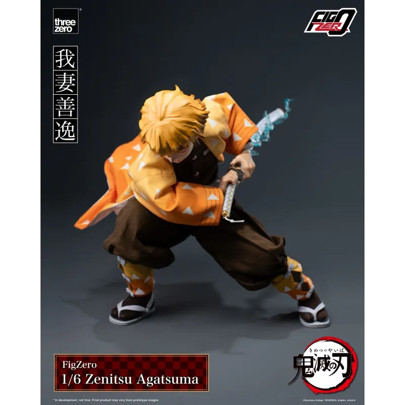 Demon Slayer Zenitsu 1/6 TOPG Figure - Threezero ¡Compra Ahora!