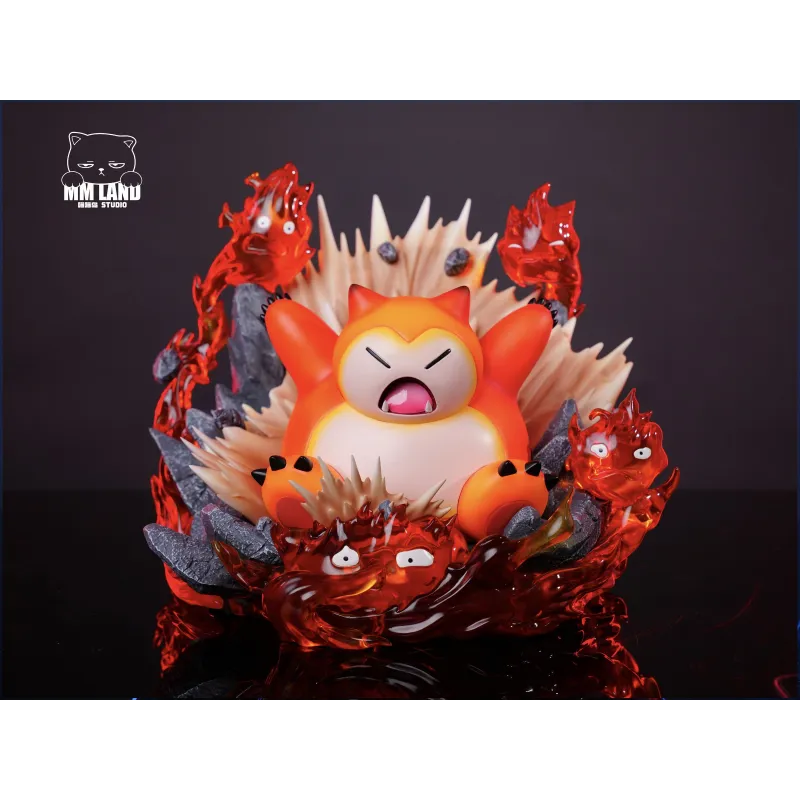 Pokemon Snorlax with Calcifer - MMLAND Studio Exclusive