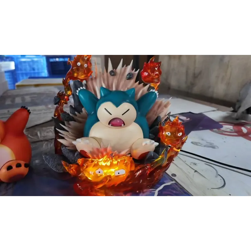 Pokemon Snorlax with Calcifer - MMLAND Studio Exclusive