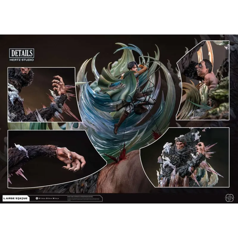 Ataque a los Titanes Titan Bestia - Hertz Studio Colección Exclusiva