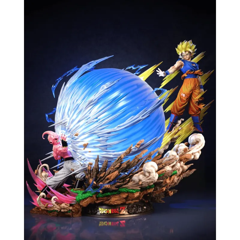 Dragon Ball Spirit Bomb Triumphant Goku vs Kid Buu KD Collectibles
