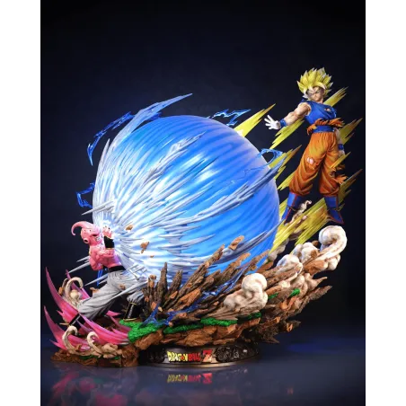 Dragon Ball Spirit Bomb Triumphant Goku vs Kid Buu KD Collectibles