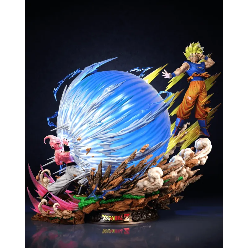 Dragon Ball Spirit Bomb Triumphant Goku vs Kid Buu KD Collectibles