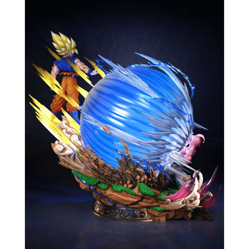 Dragon Ball Spirit Bomb Triumphant Goku vs Kid Buu KD Collectibles