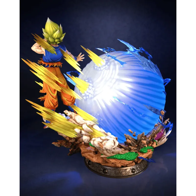 Dragon Ball Spirit Bomb Triumphant Goku vs Kid Buu KD Collectibles